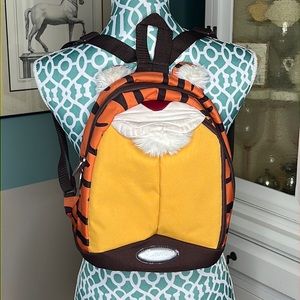 Sammies Samsonite Tiger Kids Backpack Orange Brown Adjustable Straps